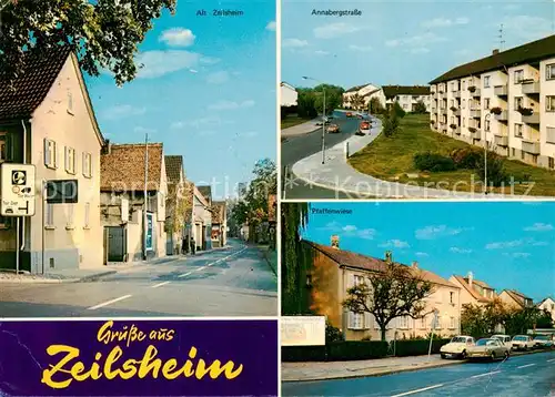 AK / Ansichtskarte 73864185 Zeilsheim Alt Zeilsheim Strasse Annabergstrasse Pfaffenwiese Zeilsheim