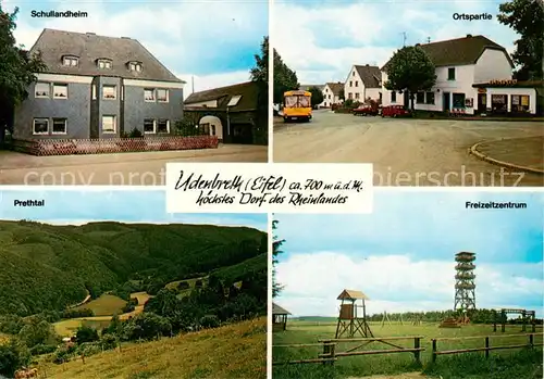 AK / Ansichtskarte  Udenbreth Schullandheim Ortspartie Prethtal Freizeitzentrum Udenbreth