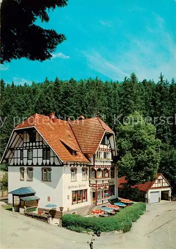 AK / Ansichtskarte  Bonndorf_Schwarzwald Jagdgasthaus Hotel Pension Steinasaege Bonndorf Schwarzwald