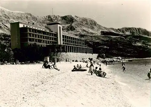 AK / Ansichtskarte  Tucepi_Makarska_Croatia Hotel Jadran am Strand 