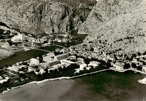 AK / Ansichtskarte  Omis_Croatia Fliegeraufnahme 