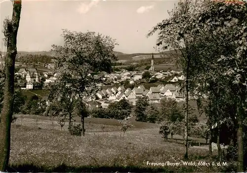 AK / Ansichtskarte 73864263 Freyung Ansicht vom Waldrand aus Freyung