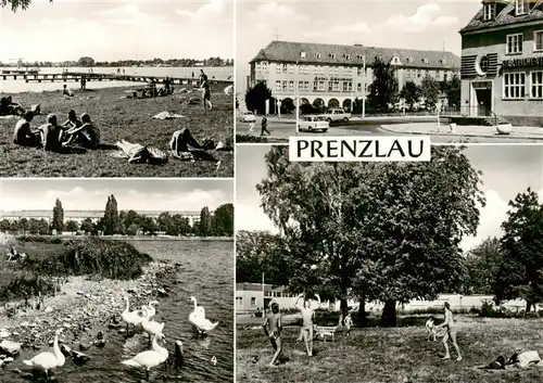 AK / Ansichtskarte  Prenzlau Badeanstalt am Uckersee Hotel Uckermark Prenzlau