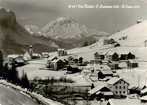 AK / Ansichtskarte  San_Cassiano_Badia_St_Kassian_IT Panorama Bergdorf Il Putia Peitlerkofel Dolomiten 