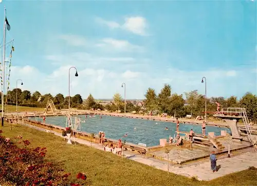 AK / Ansichtskarte  Gruenstadt Staedtisches Schwimmbad Freibad Gruenstadt