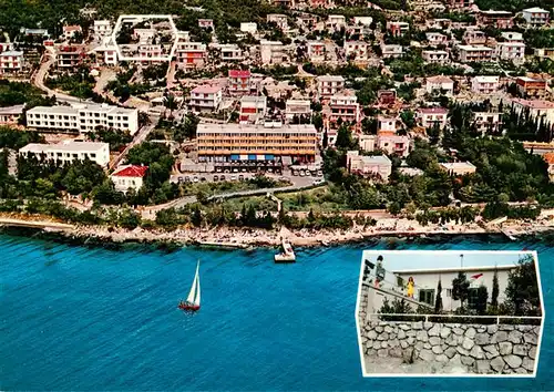 AK / Ansichtskarte  Crikvenica_Croatia Panorama Kuestenort Luftaufnahme Bungalov Sabolovic 