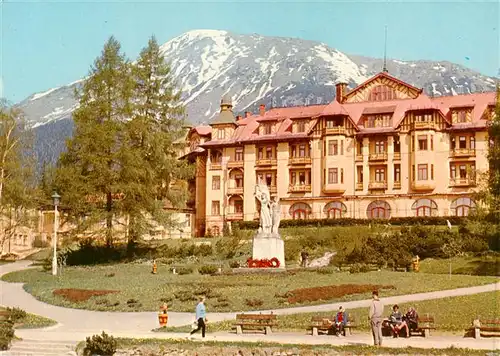 AK / Ansichtskarte 73864352 Stary_Smokovec_Hohe_Tatra_Vysoke_Tatry_SK Grandhotel 