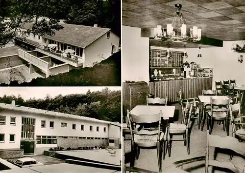 AK / Ansichtskarte  Klarenthal_Wiesbaden Restaurant Kiesgrube Gastraum Klarenthal_Wiesbaden