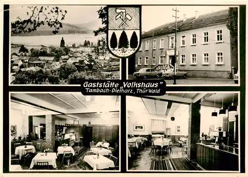 AK / Ansichtskarte 73864381 Tambach-Dietharz Panorama Luftkurort Gaststaette Volkshaus Restaurant Tambach-Dietharz