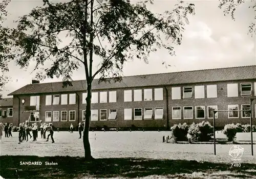 AK / Ansichtskarte  Sandared_Sweden Skolan Schule 