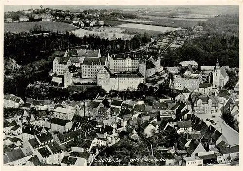 AK / Ansichtskarte  Colditz Original Fliegeraufnahme Colditz