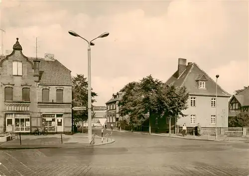 AK / Ansichtskarte  Wolfen_Bitterfeld  Leipziger Strasse Ecke Bahnhofstrasse Wolfen Bitterfeld 