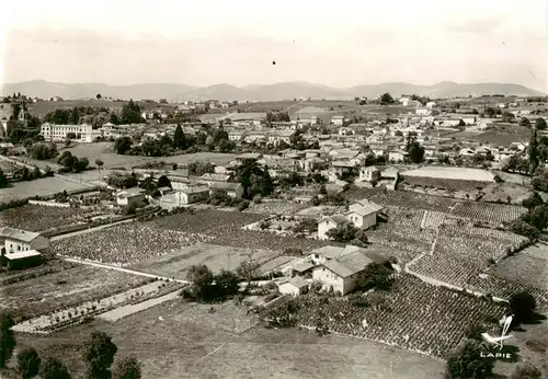 AK / Ansichtskarte  Villie-Morgon_69_Rhone Vue générale aérienne 