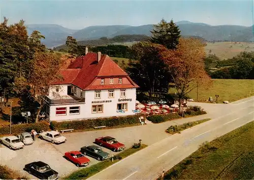 AK / Ansichtskarte  Elzach Hoehengasthof Pension Heidburg Landschaftspanorama Schwarzwald Elzach