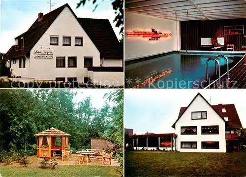 AK / Ansichtskarte  Timmendorf__Timmendorfer_Strand Haus Ingrid Garten Hallenbad 