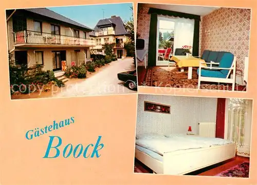 AK / Ansichtskarte 73864492 Timmendorf__Timmendorfer_Strand Gaestehaus Boock Appartement Zimmer 