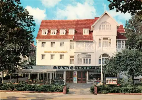 AK / Ansichtskarte  Timmendorf__Timmendorfer_Strand Koehns Hotel 