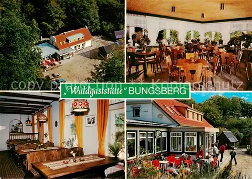 AK / Ansichtskarte 73864497 Schoenwalde_Bungsberg Waldgaststaette Bungsberg Gastraeume Terrasse  Schoenwalde Bungsberg