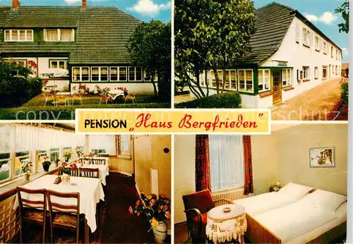 AK / Ansichtskarte  Malente-Gremsmuehlen Pension Haus Bergfrieden Gaststube Zimmer Malente-Gremsmuehlen