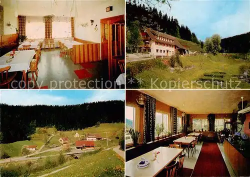 AK / Ansichtskarte  Schorrental_Besenfeld Gasthof Pension Forelle Gastraeume Panorama Schorrental Besenfeld