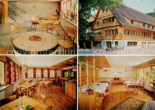 AK / Ansichtskarte 73864521 Ehlenbogen Gasthof Pension Mittlere Muehle Gastraeume Ehlenbogen