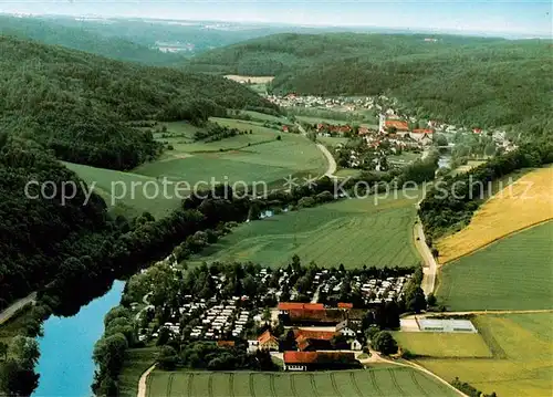 AK / Ansichtskarte  Pielenhofen Internationaler Campingplatz Fliegeraufnahme Pielenhofen