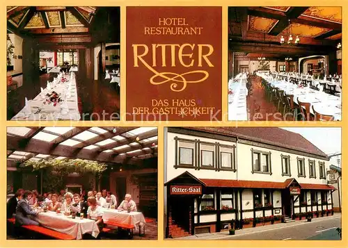 AK / Ansichtskarte 73864526 Bruchsal Hotel Restaurant Ritter Festsaele Bruchsal