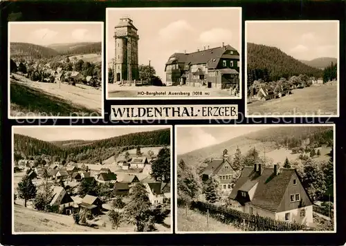 AK / Ansichtskarte  Wildenthal_Eibenstock HO Berghotel Auersberg Teilansichten Wildenthal_Eibenstock