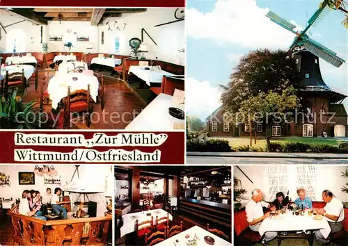 AK / Ansichtskarte  Wittmund Restaurant Zur Muehle Gastraeume Wittmund