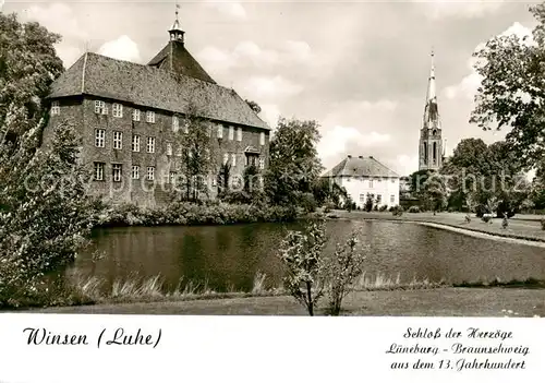 AK / Ansichtskarte 73864572 Winsen_Luhe Schloss Kirche Winsen Luhe