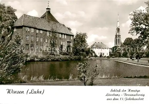 AK / Ansichtskarte  Winsen_Luhe Schloss Kirche Winsen Luhe