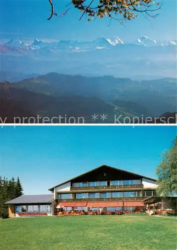 AK / Ansichtskarte  Wasen_Emmental_BE Hotel Restaurant Luederenalp Alpenpanorama Wasen_Emmental_BE