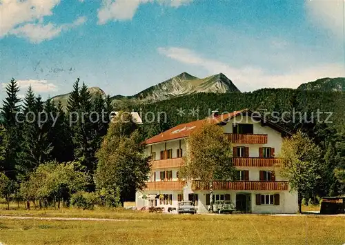 AK / Ansichtskarte 73864620 Kruen_Garmisch-Partenkirchen Haus Lanz 