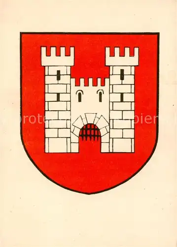 AK / Ansichtskarte  Weissenburg_Wissembourg_67_Alsace Wappen der Stadt 