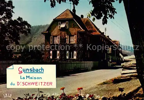 AK / Ansichtskarte  Gunsbach_68_Alsace La Maison du Dr Schweitzer 
