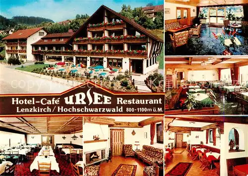 AK / Ansichtskarte 73864641 Lenzkirch Hotel Cafe Ursee Restaurant Gastraeume Lenzkirch