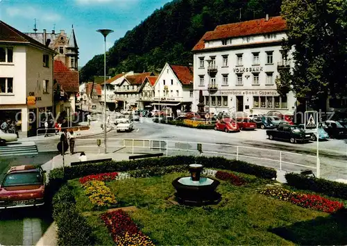 AK / Ansichtskarte  Oppenau Allmendplatz im Zentrum Oppenau