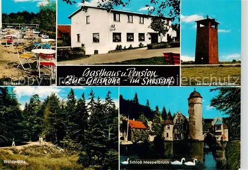 AK / Ansichtskarte  Wintersbach Gasthaus Pension Zur Geishoehe Wintersbach