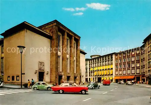 AK / Ansichtskarte  Essen__Ruhr Theaterplatz mit Opernhaus 