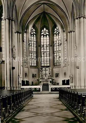 AK / Ansichtskarte 73864845 Borghorst_Westfalen Pfarrkirche St. Nikomedes Innenansicht Borghorst_Westfalen