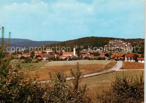 AK / Ansichtskarte  Thurmansbang Panorama Erholungsort Bayerischer Wald Thurmansbang