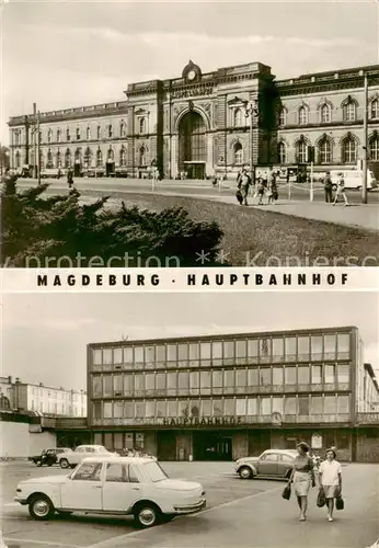 AK / Ansichtskarte  Magdeburg Hauptbahnhof Magdeburg