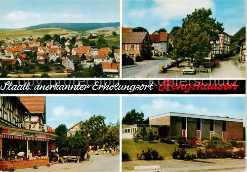 AK / Ansichtskarte  Rengshausen_Knuellwald Panorama Ortspartien Rengshausen Knuellwald