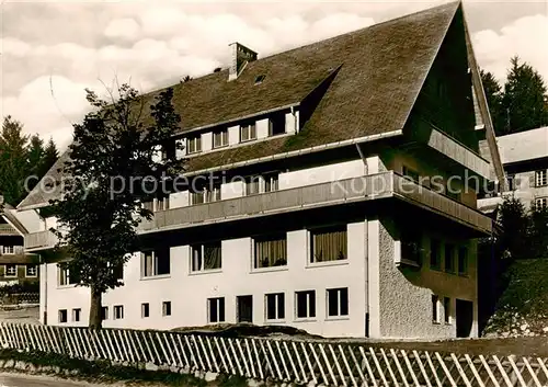 AK / Ansichtskarte 73864899 Menzenschwand Kurheim Pieper Menzenschwand