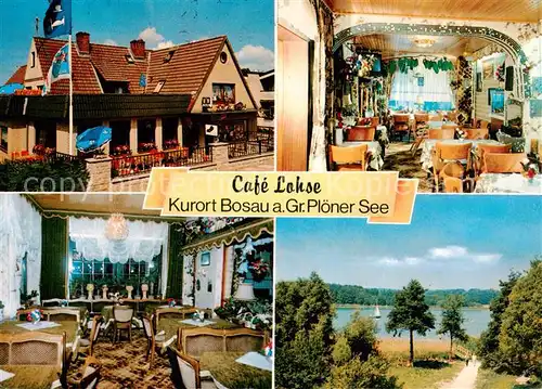 AK / Ansichtskarte 73864914 Bosau_Ostholstein Cafe Lohse Gstraeume Ploener See 