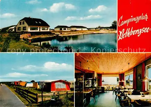 AK / Ansichtskarte  Tarmstedt Campingplatz Rethbergsee Restaurant Gaststube Tarmstedt