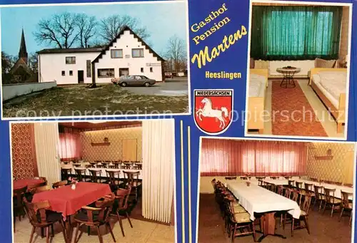 AK / Ansichtskarte 73864939 Heeslingen Gasthof Pension Martens Gastraeume Zimmer Heeslingen