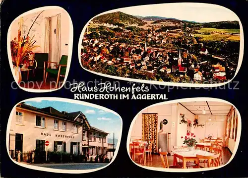 AK / Ansichtskarte  Ruenderoth Haus Hohenfels Gaststube Panorama Ruenderoth