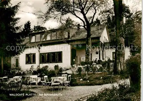 AK / Ansichtskarte  Bad_Schwalbach Waldcafe Platte Bad_Schwalbach