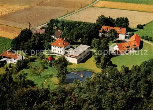 AK / Ansichtskarte  Rehburg-Loccum Ev Heimvolkshochschule Hormannshausen Fliegeraufnahme Rehburg-Loccum